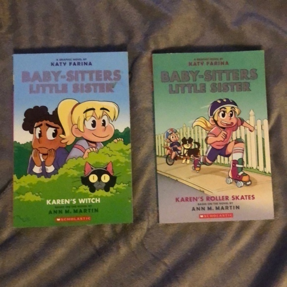 Baby-Sitters Little Sister , #1 & #2, Paperback Graphic‎ Novels "EUC"